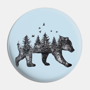 Bear Forest Pin