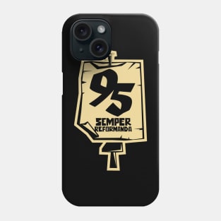 Martin Luther. 95 theses of the reformation of the church. Phone Case