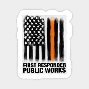 First responder. Public works Magnet