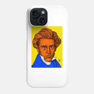 SOREN KIERKEGAARD portrait .2 Phone Case