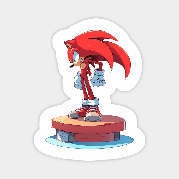 knuckles Magnet by piratesnow