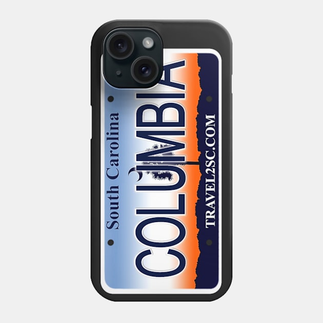 Columbia South Carolina License Plate Phone Case by Mel's Designs