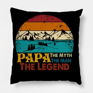 Papa the Myth Pillow