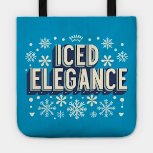 iced Elegance - Winter Themed desin Tote