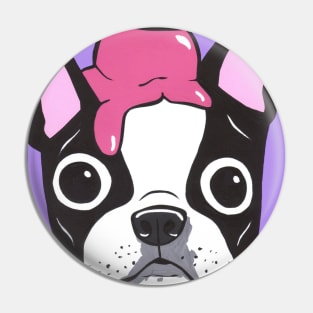 Boston Terrier Ice Cream Pin