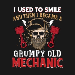 I Becamem A Grumpy Old Mechanic T-Shirt