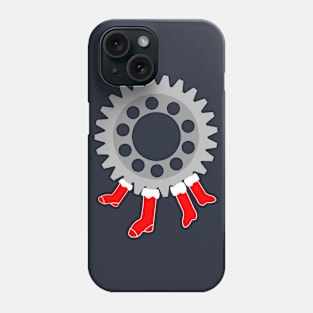 Gray Gear Stockings Phone Case