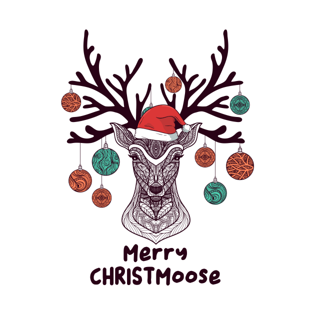 Merry Christmoose Holiday by Skylane