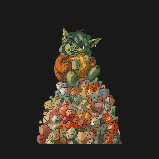 Dice Goblin Dnd Kids TShirt TeePublic