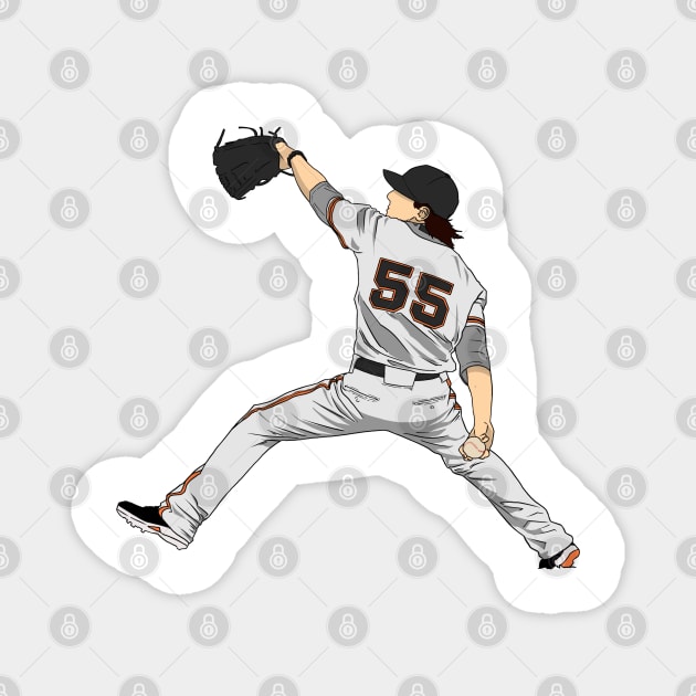 Tim Lincecum Magnet by SickSticksCo