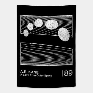 A Love from Outer Space / Minimalist Graphic Artwork Design Tapestry