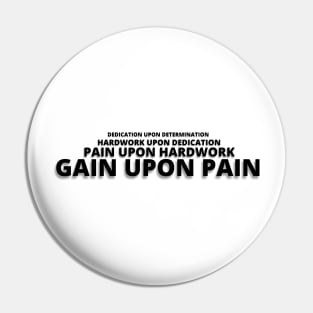 No Pain No Gain Pin