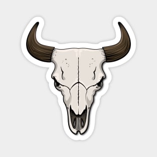 Bison Skull Magnet