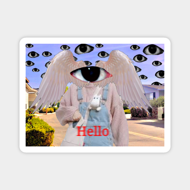 Hello Dreamcore, Weirdcore Eyes Wallpaper Design Weirdcore