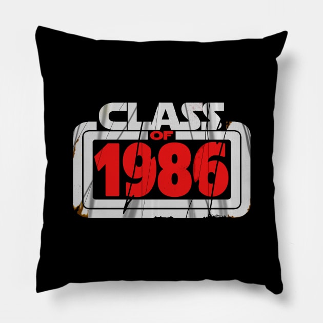 Class Of 1986 Pillow by Vandalay Industries