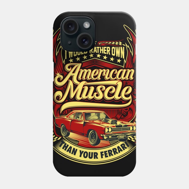 American Muscle Car Phone Case by GoEast