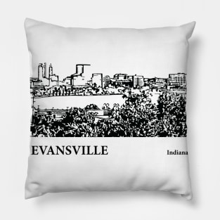 Evansville - Indiana Pillow