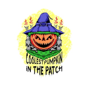 Coolest Pumpkin In The Patch - Coolest Halloween T-Shirt