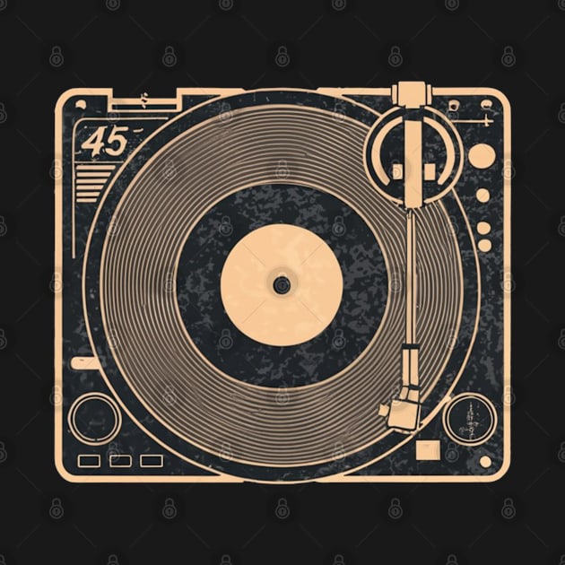 45 Record Adapter (Distressed) by Aldrvnd