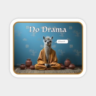 No Drama Llama Yoga Magnet