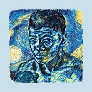 Muhammad Ali Van Gogh Style T-Shirt