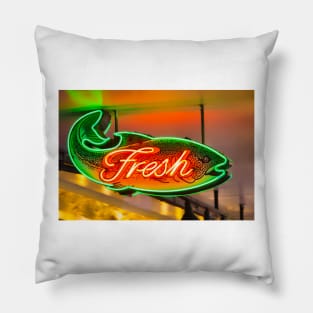 Neon Fish Pillow