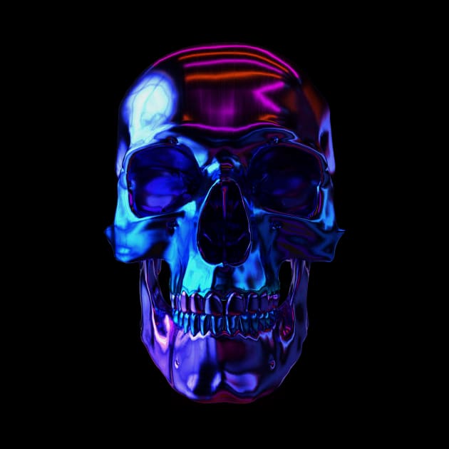 Cyberpunk Skull by m31media