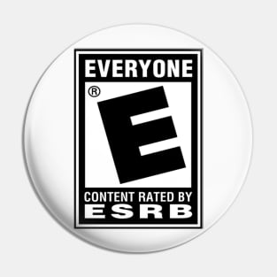 E for Everyone Pin