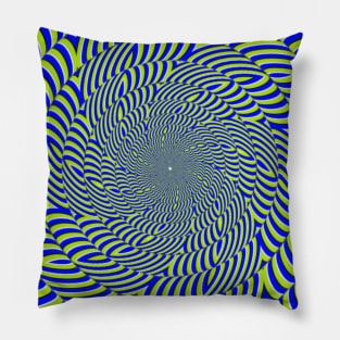 Moving Pattern Illusion Pillow