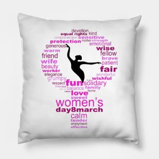 IWD - Woman Empowerment Pillow