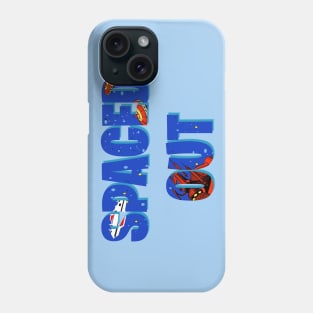 Spaced Out retro arcade style design Phone Case