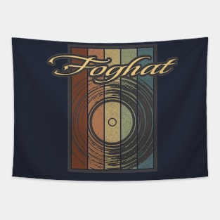 Foghat Vynil Silhouette Tapestry