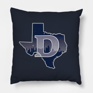 Dallas Cowboys State Outline Pillow