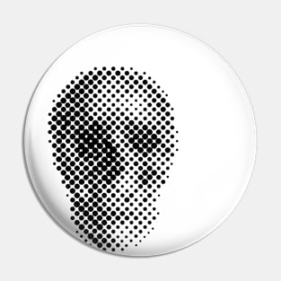 Skull Halftone Pin