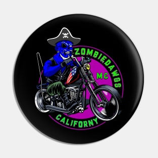 CHOPPER 5 (Zombie Pirate 1) Pin