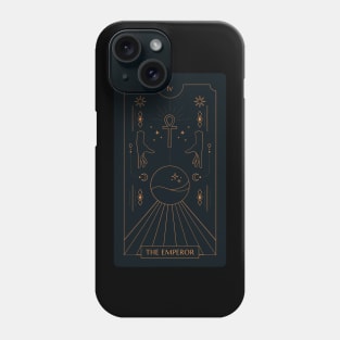 The Emperor Tarot Card Phone Case