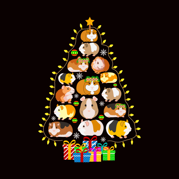 Hamster Christmas Funny Hamsters Xmas Tree Pajamas by saugiohoc994