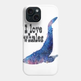 Whales art Phone Case