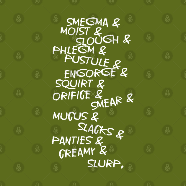 Gross Sounding Words List Handwriting Adult Humor Gift Tapestry 