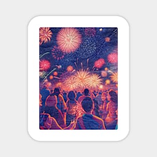 Firework Party Magnet