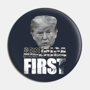 America First Trump Pin