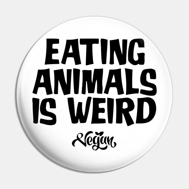 Eating Animals Is Weird Vegan Pin by CuteSyifas93