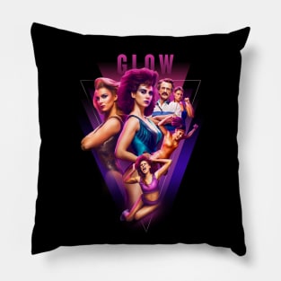 Ladies of wrestling Pillow