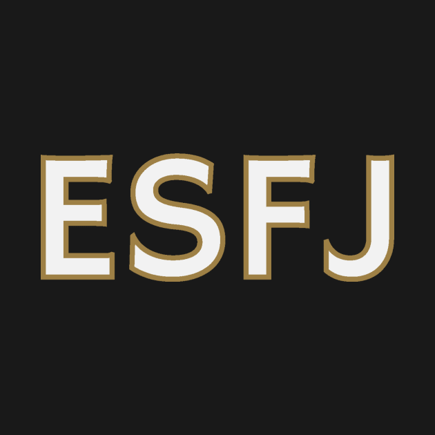 Myers Briggs Typography ESFJ by calebfaires