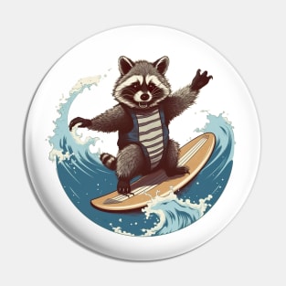 Raccool Surfing. Summer vibe Pin