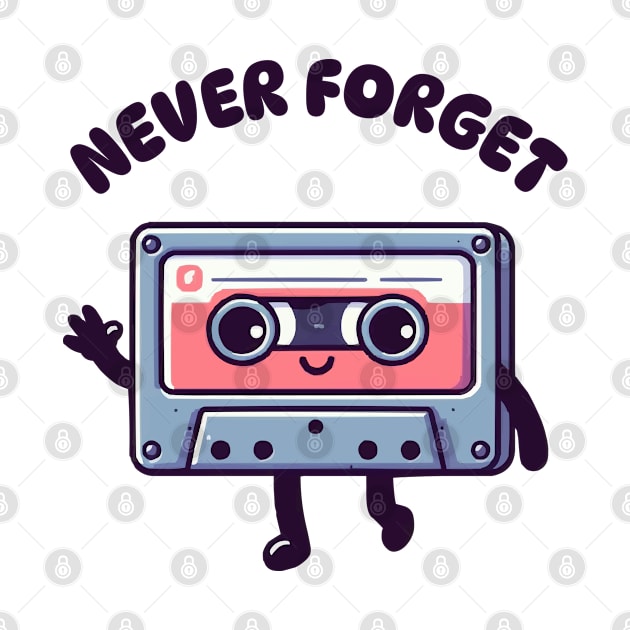 never forget casette by fikriamrullah