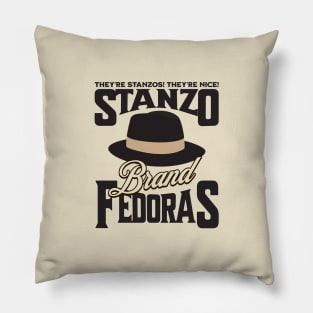 Stanzo Brand Fedoras - They're Stanzos! They're nice! Pillow