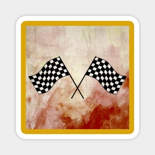 racing flags Magnet