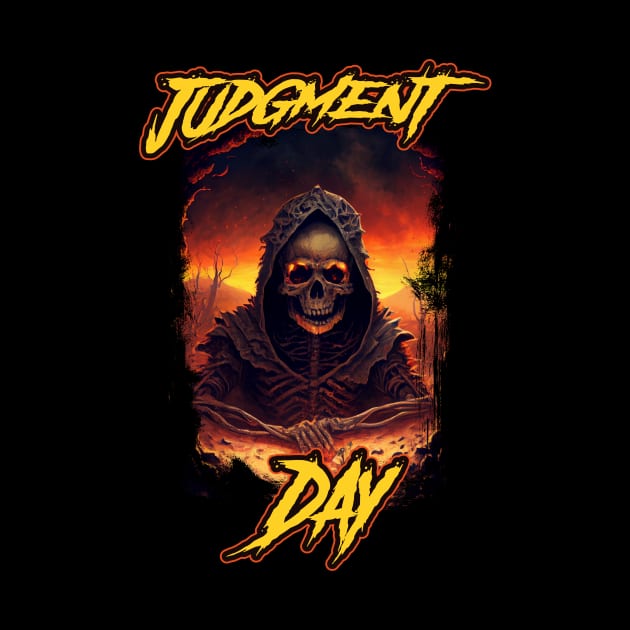 Judgment Day Apocalypse Apocalyptic Death Grim Reaper by Tip Top Tee's