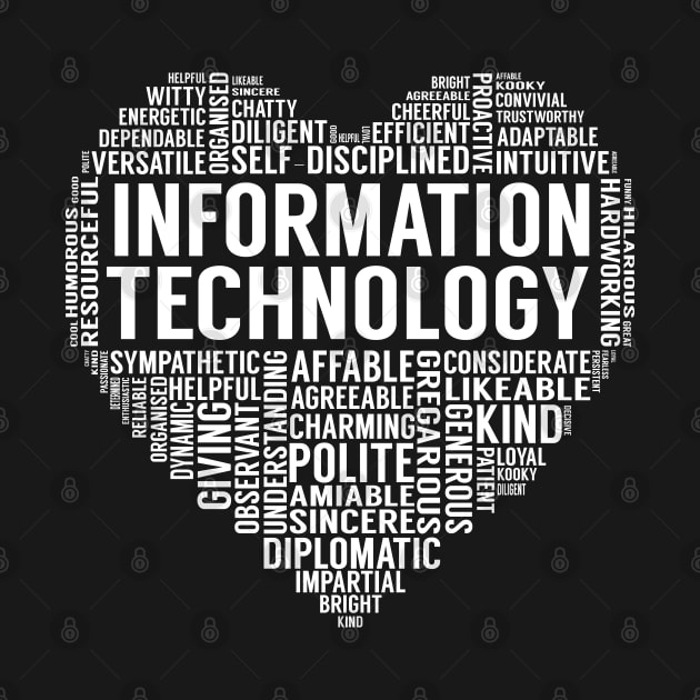 Information Technology Heart by LotusTee